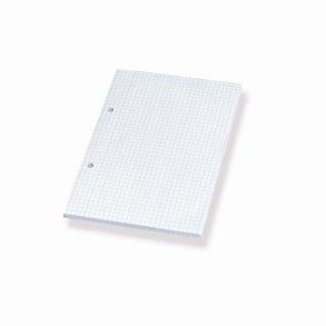 Blok sidelimet BANTEX A5 2hul kvardr. (ved 5 stk)