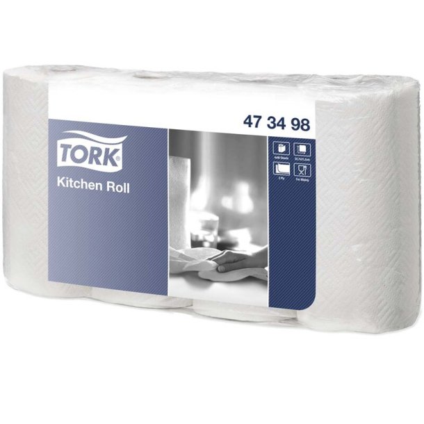 Kkkenrulle Tork Plus 2-lags K1 473498 20,5m 20rul/pak