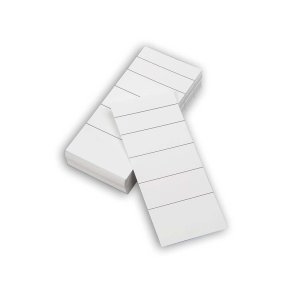 Rygetiket bred 100 stk