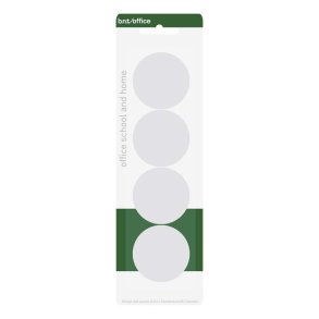 BNT 4 stk magneter hvid 40mm