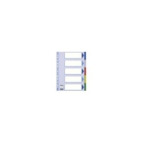 Register A4 med 5 tabs i farven gr�