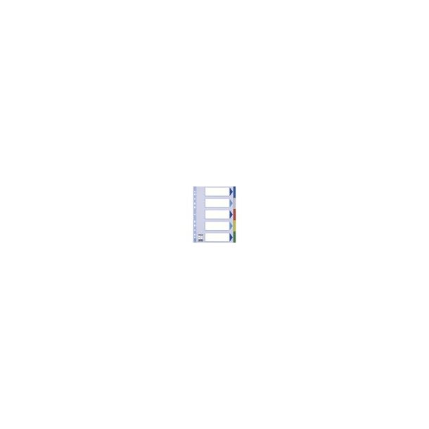 Register A4 med 5 tabs i farven gr�