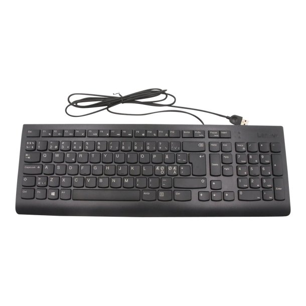 Lenovo Essential Wired Combo Tastatur Kabling Nordisk