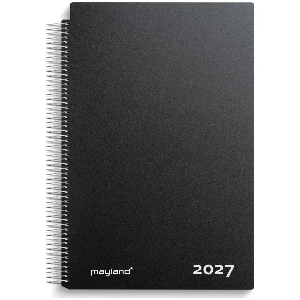 Aftalekalender 2027 1-dag sort 27220000