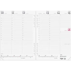 SYSTEM A5 UGEKALENDER HJFORMAT REFILL 26295000