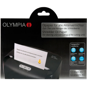 Olympia olie papir til makulator 12 stk A5