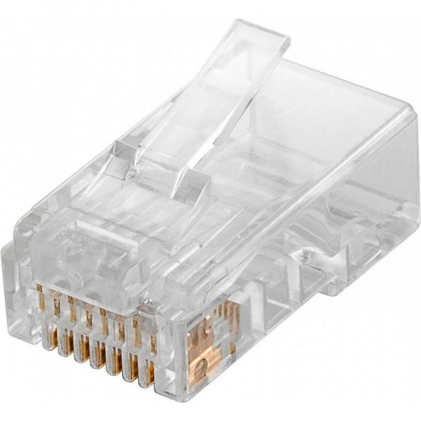 RJ45 Modularstik Cat5e uskrmet