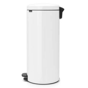 Brabantia Pedalspand med silent close 30 L 74 cm. i hvid