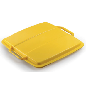 Durable lg til affaldsspand Durabin 90 L i farven gul