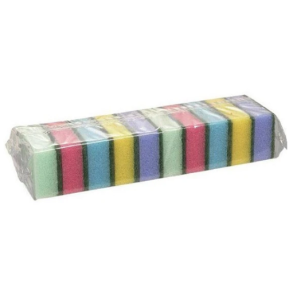 Kkkensvamp 6x9cm flerfarvet 10stk