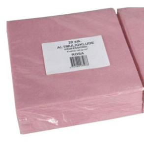 Alt-mulig klud i 40x38 cm pk/20 stk. i rosa