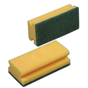 Skuresvamp gul/grn 5 stk