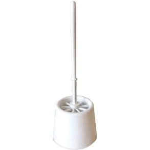 Toiletbrste plast hvid