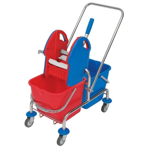 Krom rengringsvogn 77x41x90cm