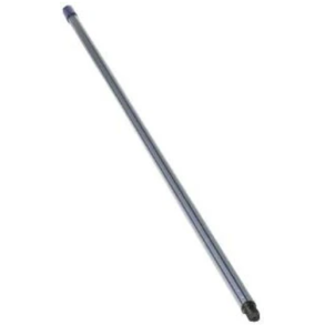 Skaft til kost/gulvskrubbe med gevind i 150 cm. i aluminium