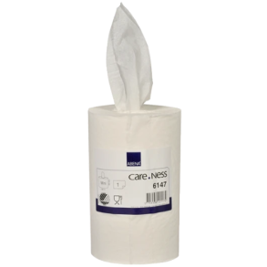 Abena 1lags aftrringspapir hvid 12ruller