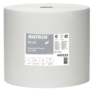 Katrin 452233 XL Plus industrirulle 1lags hvid