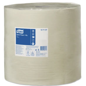 Tork 127107 Basic W1 1lags aftrringspapir gul