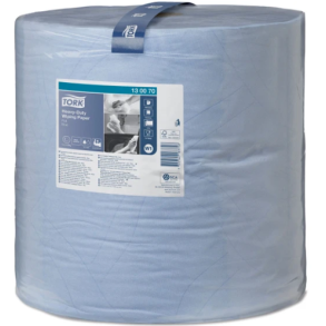  Tork 130070 Heavy-Duty W1 2lags aftrringspapir bl