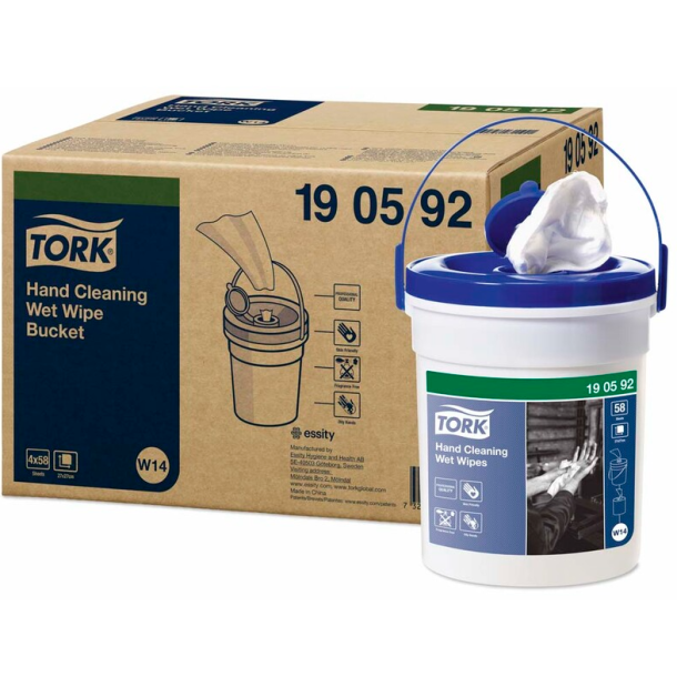 Tork 190592 Wet Wipes t/hnder W14 4 spande