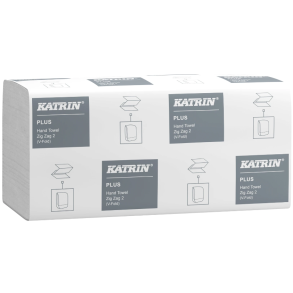  Katrin 35311 Plus hndkldeark 23x22,4cm 2lag V-fold hvid 4000ark