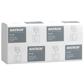  Katrin 87181 Plus hndkldeark 25,5x20,3cm 2lag Z-fold hvid 2835ark