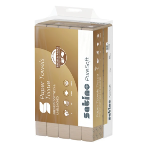 Satino PureSoft hndkldeark 2lags 24x32cm 3000ark