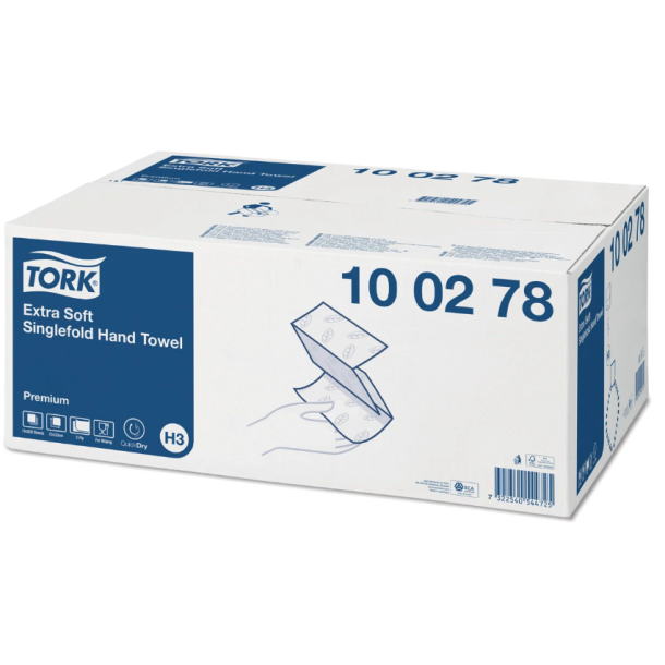 Tork 100278 Extra Soft hndkldeark 2lags H3 15x200ark