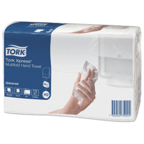  Tork 471146 Xpress hndkldeark 2lag H2 hvid 3800stk