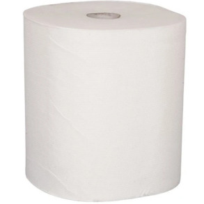 Abena Neutral Midi 2lags hndklderulle med hylse hvid 6ruller