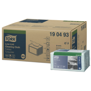  Tork 190493 Sensitiv aftrringsklud W8 turkis 8x75stk