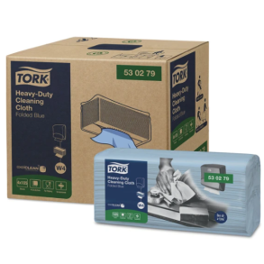  Tork 530279 Heavy-Duty aftrringsklud W4 bl 4pk.
