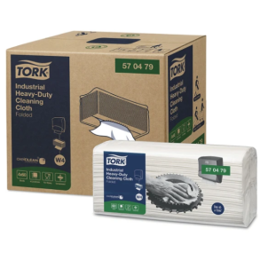 Tork 570479 Industri aftrringsklud W4 hvid 4 pk.
