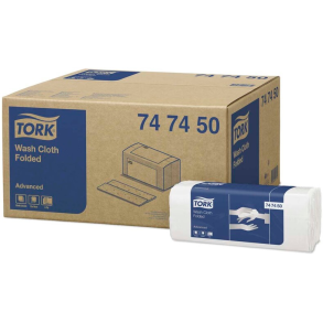  Tork 747450 Advanced vaskeklude 19x25cm hvid 20 pk.