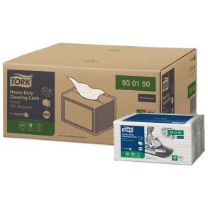  Tork 930150 Heavy-Duty W8 aftrringsklud hvid 8 pk.