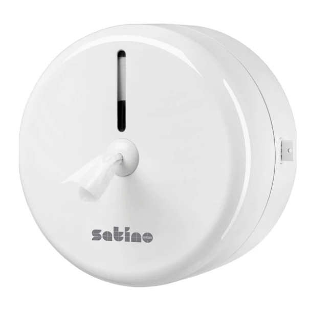 Satino Jumbo Centerfeed toiletpapirdispenser hvid