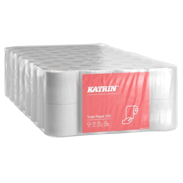 Toiletpapir KATRIN Classic 200 25m 64 ruller