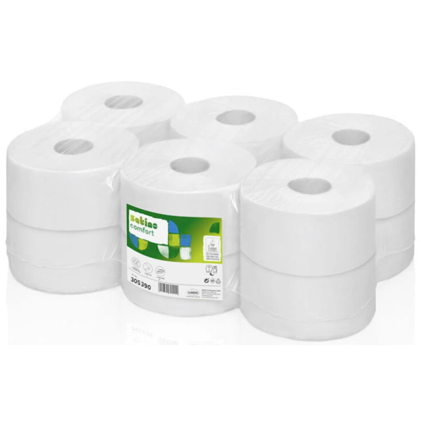 Satino Comfort Jumbo 2lags toiletpapir 12 ruller 150 m. pr. rl.