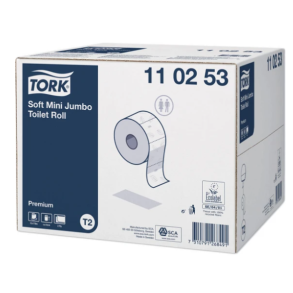 Tork 110253 Premium T2 Jumbo Mini 2lags toiletpapir 12 ruller