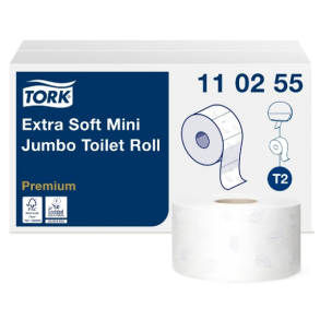 Tork 110255 Premium T2 Mini Jumbo 3lags toiletpapir 12 ruller