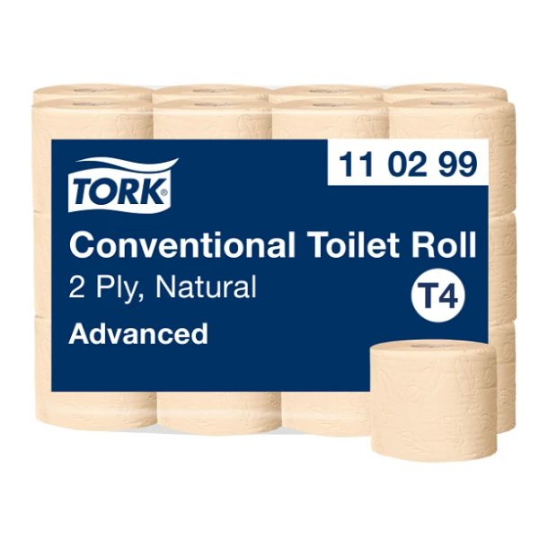 Tork 110299 Advanced toiletpapir 2-lags T4 natur 24rl