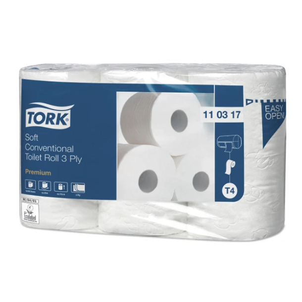 Tork 110317 Premium T4 3lags toiletpapir 42 ruller