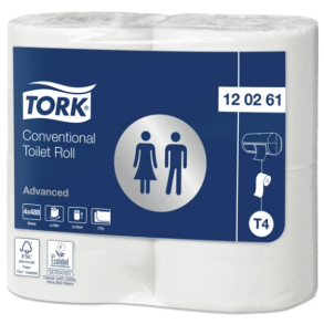 Tork 120261 Advanced T4 2lags toiletpapir 24 ruller