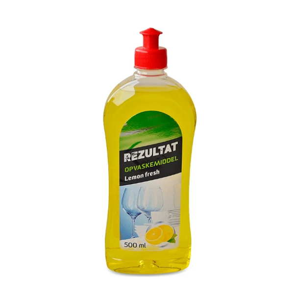 Rezultat opvaskemiddel Lemon Fresh 500 ml - 16 flasker