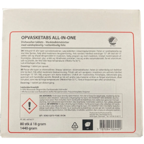 All-in-One opvasketabs 80stk