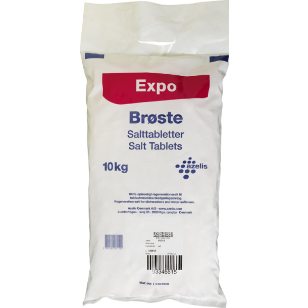 Brste Salttabletter t/opvaskemaskiner 10kg