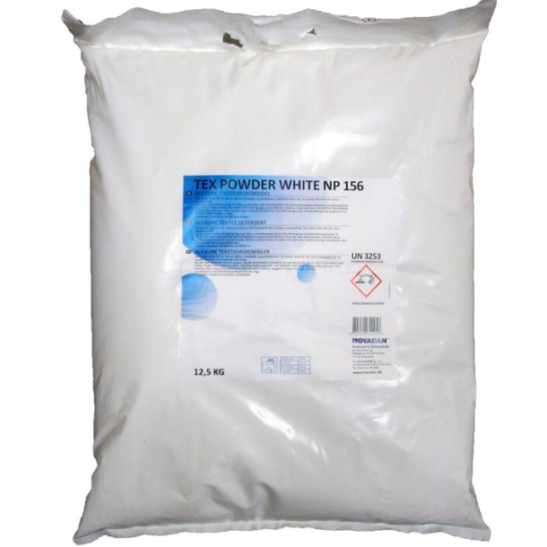 Vaskepulver Tex Powder white 156 t/tjvask 12,5kg