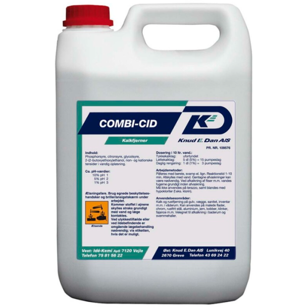 Kalk- og rustfjerner Combi-cid 5l