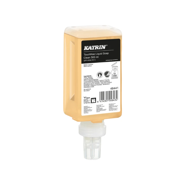 Katrin Clean touchfree parfumefri flydende hndsbe 500ml