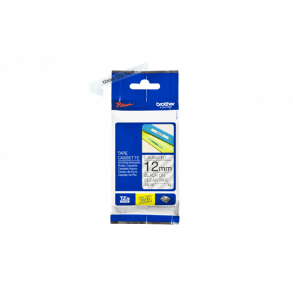 Brother prgetape 12mm sort/klar